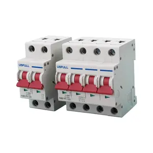 USFULL DC miniature Circuit Breakers DC MCB for PV system from 6A to 63A DC MCB 1 2 3 4Pole