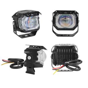 Nouveaux phares LED avant pour <span class=keywords><strong>moto</strong></span>, projecteurs à faisceau haut/bas, clignotants, lumière stroboscopique d'avertissement, lumière colorée - Product Image 2