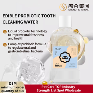 OEM/ODM غسول فم طبيعي آمن للحيوانات الأليفة لتنظيف الفم كلاب القطط تركيبة عناية بالأسنان مضاف للماء من العلامة التجارية الخاصة - Product Image 3
