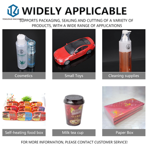 Máquina manual de envoltura retráctil para latas, <span class=keywords><strong>pistola</strong></span> de calor con batería y funda, sellador de embalaje de túnel retráctil de papel - Product Image 6