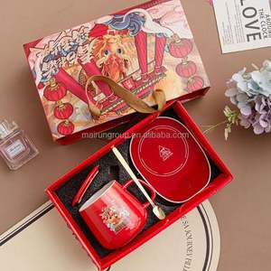 Coffret Cadeau Promotionnel Personnalisé pour Femme : Serviette Thème Mariage/Demoiselle d'honneur, Tasse, Mug – Saint-Valentin, Nouvel An, Anniversaire – en Nylon - Product Image 3