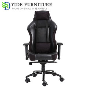 Fauteuil de bureau en cuir bleu, fauteuil de massage, fauteuil de jeu vidéo, fauteuil de course, disponible en ligne - Product Image 2