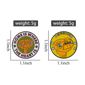 Leuke Cartoon Ufo Alien Email Pin Grappige Ruimte Broche Revers Badge Sieraden Cadeau Voor Vrienden Rugzak Groothandel - Product Image 6