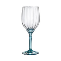 Verre à vin blanc Florian bleu 38 cl H 20,8 cm Ø 8,2 cm Bormioli Rocco
