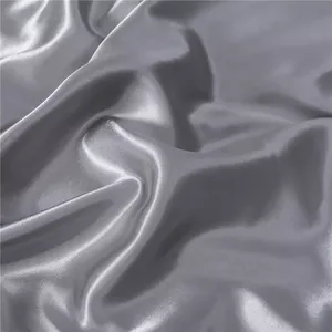 Bộ ga trải giường lụa cao cấp chất lượng cao, màu trơn, bán buôn, kích thước Twin, Queen, King - Product Image 4