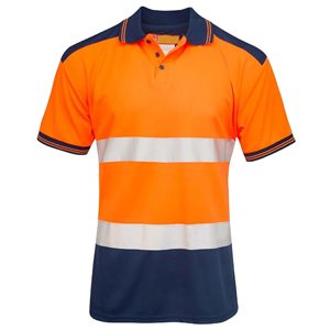 Camiseta Polo de Alta Visibilidad para Hombre, Manga Corta, Uniforme de Trabajo, Reflectante, de Seguridad, para Construcción - Product Image 1