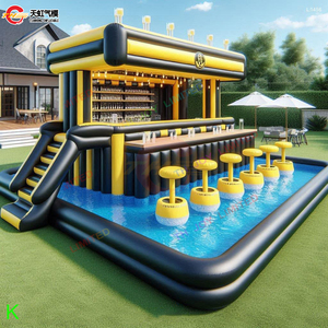 <span class=keywords><strong>Piscina</strong></span> Inflable <span class=keywords><strong>Gigante</strong></span> Portátil para Exteriores, Carpa para Eventos, <span class=keywords><strong>Piscina</strong></span> Flotante de PVC para Fiestas en el Patio, Hermética - Product Image 6