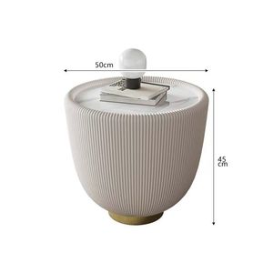 Table basse en pierre de style nordique, luxe moderne, pour la maison et l'hôtel, petite taille d'appartement, sensation créative haut de gamme, combinaison - Product Image 6