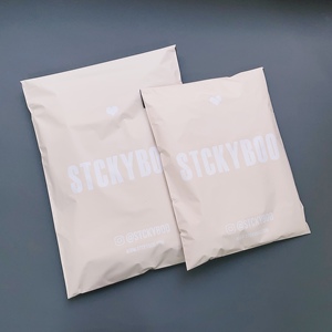 Enveloppes d'expédition en polyéthylène pour vêtements et cosmétiques, personnalisées avec logo blanc, imperméables et autocollantes, vente en gros - Product Image 6