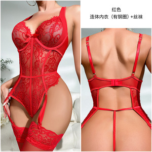 Vente directe usine – Meilleure vente en lingerie <span class=keywords><strong>sexy</strong></span> : Corsets sculptants en dentelle, dos nu, transparents, style T-back - Product Image 1