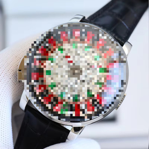 <span class=keywords><strong>Reloj</strong></span> de Ruleta Mecánico Más Vendido, Disco de Juego Luminoso, Correa de Cuero Genuino Impermeable, Personalizado y a la Moda - Product Image 5
