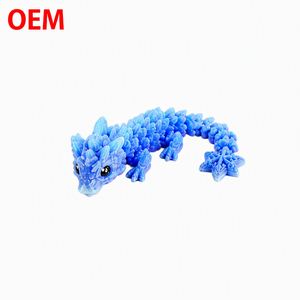 ของเล่นรูปไข่มังกรแบบพิมพ์ 3 มิติ OEM ODM ข้อต่อขยับได้ ของเล่นการ์ตูน ตุ๊กตาสัตว์พลาสติกแบบกำหนดเอง ของตกแต่ง ของขวัญ - Product Image 4