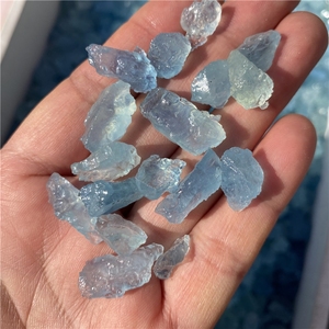 Colgante de Cristal de Aguamarina Natural de Alta Calidad de 10 a 20 mm, Piedra Suelta de Mineral Curativo para la Fabricación de Joyas - Product Image 2
