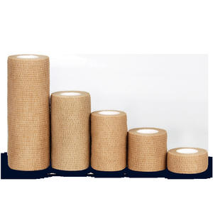 Venda elástica autoadhesiva médica de 5 tamaños con pegamento acrílico, certificada CE, para el cuidado de heridas y protección deportiva - Product Image 1