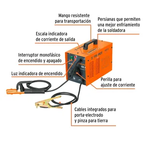 Truper 90 un saldatore ad arco elettrico a corrente alternata usato/nuovo manuale MMA saldatore con motore a corrente continua industria saldatura acciaio - Product Image 2