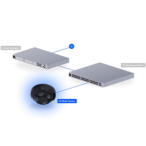 Ubiquiti UVC-AI-MS-4-B/W 32MP Quad-Lens 360 °   Cámara multisensor con IA UniFi Protect AI Multi-Ubiquiti UVC-AI-MS-4 W1197 - Product Image 4