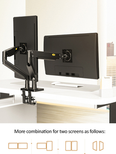 NB G32 Hợp kim nhôm 22 "-32" <span class=keywords><strong>Dual</strong></span> <span class=keywords><strong>LCD</strong></span> <span class=keywords><strong>LED</strong></span> <span class=keywords><strong>Monitor</strong></span> núi gas mùa xuân cánh tay chuyển động đầy đủ Màn hình chủ Hỗ trợ tải 3-15 kg mỗi - Product Image 3