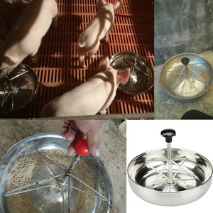 High Quality Factory Price Stainless Steel 304 Piglet Feeder Bowl Piglet Food Bowl <strong>Sow</strong> Milk <strong>Trough</strong> Livestock Feeder - Product Image 3