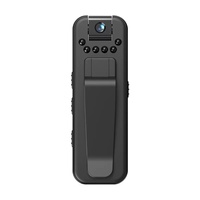 Caméra de poche HD 1080P, caméra de conférence portable, mini caméra corporelle avec vision nocturne, matériau ABS+PCBA pour les sports de plein air