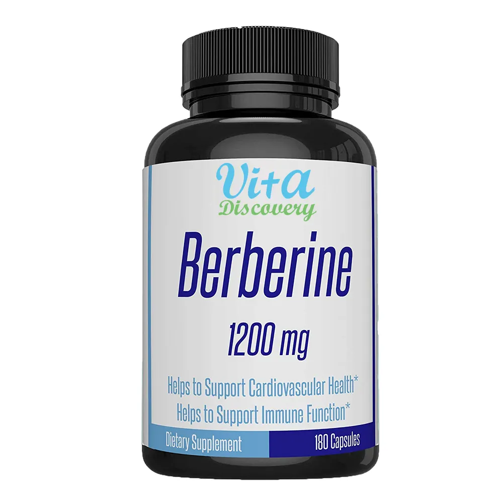 Vegan Berberine HCL 캡슐 비타민 저혈압 부스트 면역 체중 관리