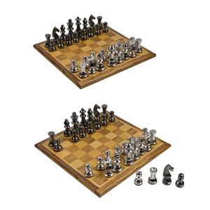 Các Bộ Cờ Vua Tốt Nhất Và Thú Vị Nhất Mà Bạn Có Thể Mua Trò Chơi Trực Tuyến Với Thiết Kế Kim Loại Rắn Nhà Chơi Trò Chơi Với Tươi Đánh Bóng - Product Image 3