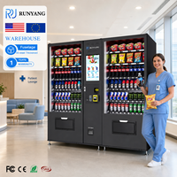 Distributeur automatique intelligent de boissons RUNYANG avec lecteur de cartes, distributeur automatique pour aliments et boissons
