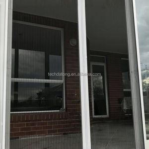 Moderne Dubbelzijdige Intrekbare Insectenscherm <span class=keywords><strong>Polyester</strong></span> Gaas Voor Franse Deuren Hotelbescherming - Product Image 2