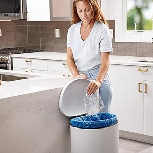 Bolsas de Basura para Reciclaje Huamaohengchun de 65 Galones, 1.5 Mil, Azules, Resistentes, para Contenedores de Basura, 50” x 48”, para Uso Industrial - Product Image 3