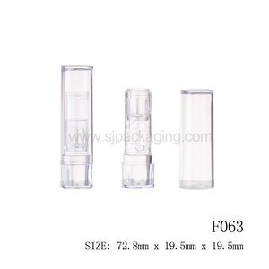 Vedere attraverso la spirale di plastica trasparente e tondo per il tubo di <span class=keywords><strong>balsamo</strong></span> per le <span class=keywords><strong>labbra</strong></span> vuoto del tubo del rossetto - Product Image 3