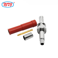 Conector de cobre de alto voltaje 5KV-10KV de suministro de fábrica, cable de 10000V RG59 LMR240 H155, conectores de V para stock de RF disponible