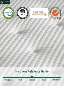 Sıcak satış kraliçe yaylı şilte bağımsız çanta sıkıştırma rulo at saç yatak bellek sünger otel lateks yatak - Product Image 3