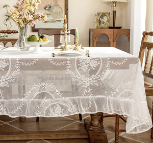 Thời trang ren Khăn trải bàn nghệ thuật lãng mạn bảng Bìa mộc mạc tươi Khăn trải bàn nhà máy trực tiếp - Product Image 6