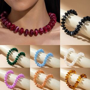 Collana YL Estiva in Acrilico Colorato Dopamina, Collana di Perline Esagerata alla Moda <span class=keywords><strong>e</strong></span> Fresca in Colori Caramella - Product Image 2