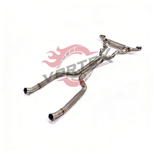 Escape Trasero Vortex de Acero Inoxidable con Válvulas, Acabado Pulido Espejo, Alto Rendimiento, Soldado con TIG para X5 G05 X6 M50I 4.4T - Product Image 2