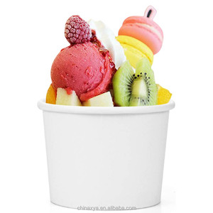 Gobelets, coupes et <span class=keywords><strong>cornets</strong></span> à <span class=keywords><strong>glace</strong></span> jetables en papier compostable à paroi simple avec couvercle en PET, capacité <span class=keywords><strong>de</strong></span> 3 oz - Product Image 4