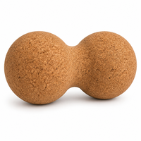 Boules de massage en liège massif écologiques et légères, ensemble de 5 cm à 20 cm pour le fitness, le yoga et la thérapie des points de pression, vente en gros