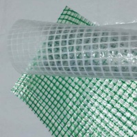 Toile en maille de polyéthylène verte / Toile de protection pour échafaudage, filets, bâches, stabilisateur UV, bords renforcés pour la construction, découpe
