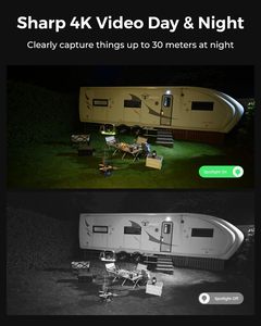 Cámara de Seguridad 4G LTE de Doble Lente 4K con Zoom Híbrido 6X, Seguimiento, Audio Bidireccional, Visión Nocturna IP65, CMOS de 8MP, Gran Angular, Nube - Product Image 4