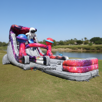 Toboggan aquatique gonflable Cobra Python Palmier marbré pour adultes, toboggan aquatique gonflable, château gonflable, toboggan d'été Wild Thing