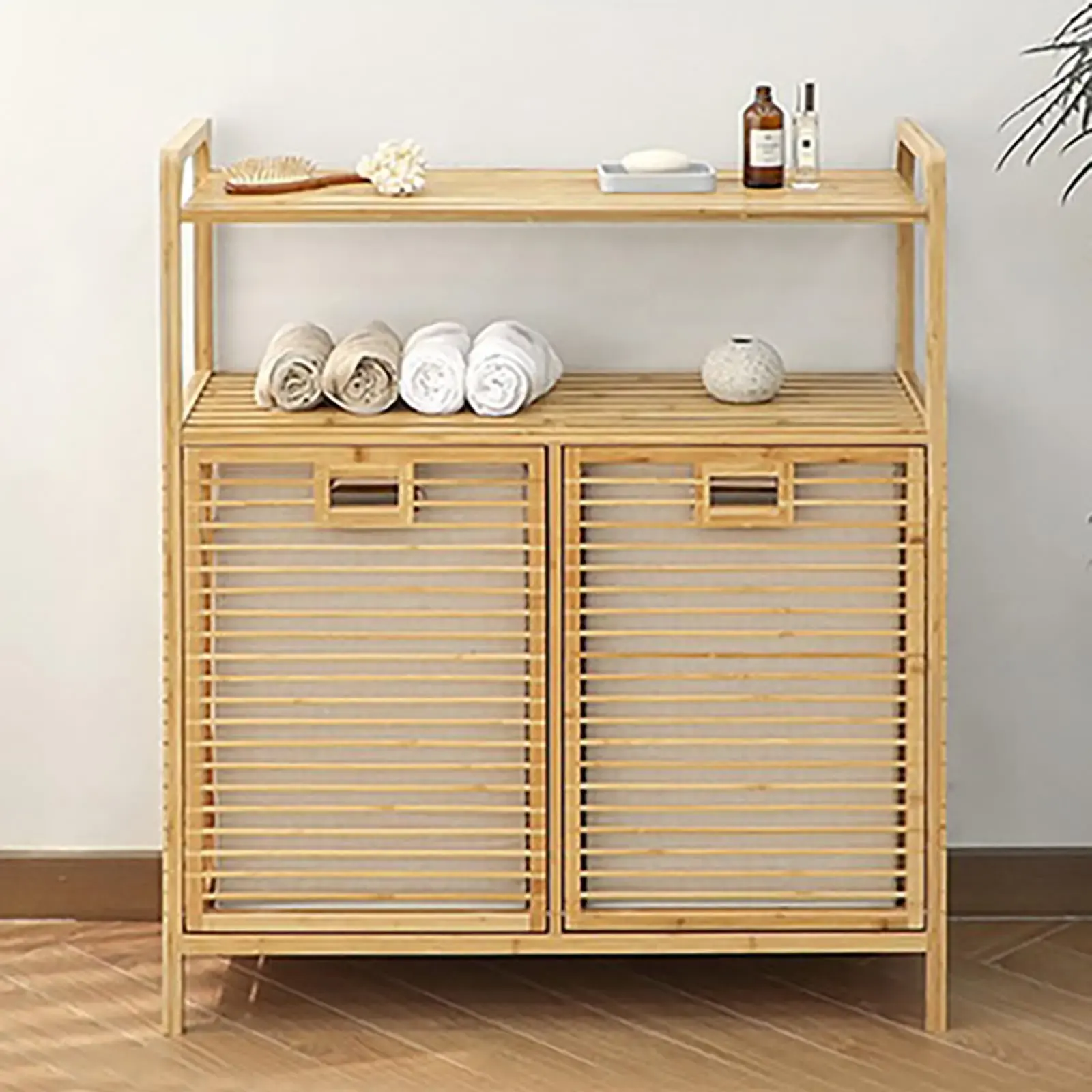 2 storages with shelf