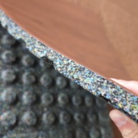 DINGYE Carrelage de sol emboîtable en PVC imitation bois de 15 mm d'épaisseur, avec dos en caoutchouc, écologique, imperméable et antidérapant, pour la maison