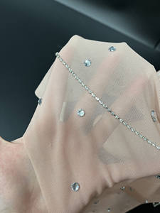 Novance Y5569 Prodotti Più Venduti Abiti da Sera di Lusso con Catene di Strass Argentati e Glitter <span class=keywords><strong>Vestito</strong></span> Lungo Elegante per Donna - Product Image 6