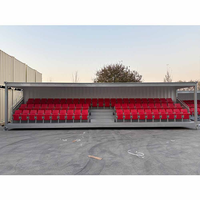 Bancs de Reserves Portables pour Joueurs de Football (20ft, 40ft) – Conteneurs Tribunes de Stade avec Abri pour Spectateurs