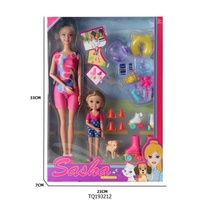 En gros, Jouets de poupées de dessin animé en plastique ABS, 11,5 pouces, articulés, ensemble de jeu de simulation d'animaux et de nourriture pour maison de poupée, unisexe, 14 ans, Chine