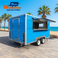 Remorque Food Truck Webetter homologuée COC DOT, pour café de rue, hot-dogs, snack-bar, cuisine mobile personnalisée, entièrement équipée
