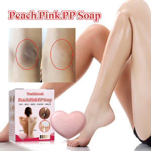 Wholesale Skin Care Peach Pink Heart-Shaped <b>Whitening</b> Hydrating Personal Body Cleansing Bath <b>Soap</b> - Product Image 2