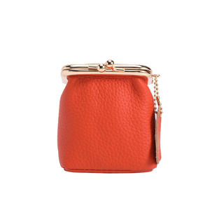 Mini Pochette Rouge Imprimé Litchi, Nouvelle Boîte à Rouge à Lèvres Portable, Sac de Rangement Vertical Multifonctionnel, Porte-Monnaie - Product Image 5