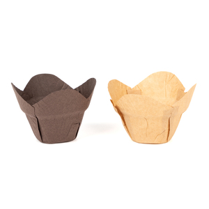 Pour LOKYO tasse en papier de cuisson jetable emballage de gâteau étanche à l'huile et tasse à muffins tulipe pour hamburger de nouilles aux biscuits pour les fêtes de <span class=keywords><strong>mariage</strong></span> - Product Image 5