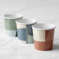 Vasos de Papel Resistentes para Helado, Aptos para Congelador, con Logotipo Personalizado Impreso, Vasos Desechables para Yogurt Congelado, Venta al Por Mayor, China