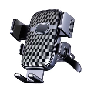 Support <span class=keywords><strong>de</strong></span> téléphone <span class=keywords><strong>de</strong></span> voiture flexible pour grille d'aération, fixation robuste avec rotation à 360 degrés, libération rapide à un bouton, logo personnalisé - Product Image 1
